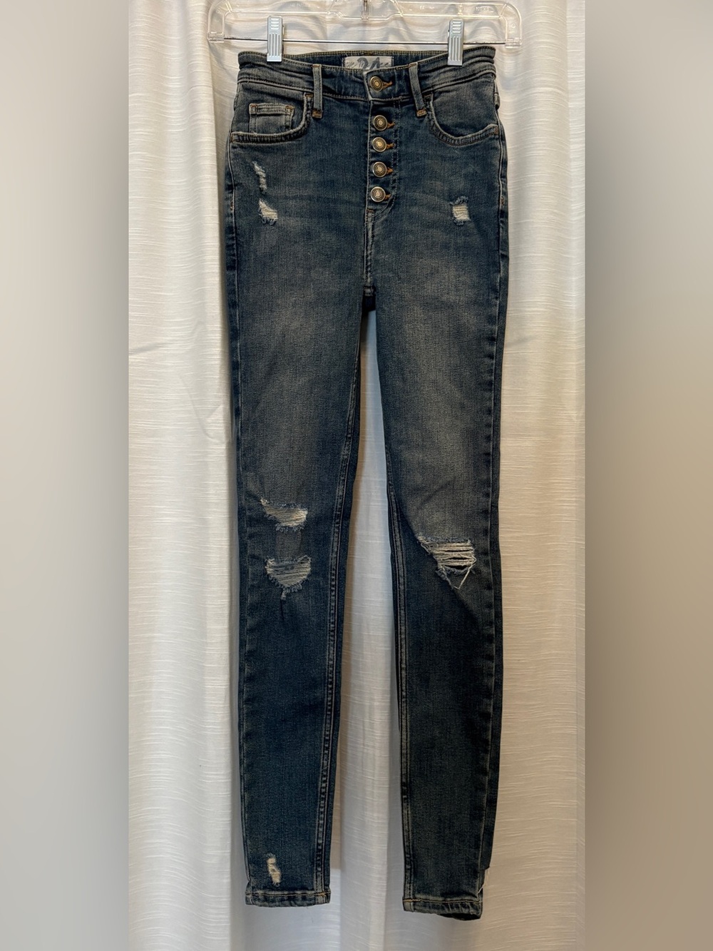 We The Free Women’s Skinny Jeans - Faded Blue Denim